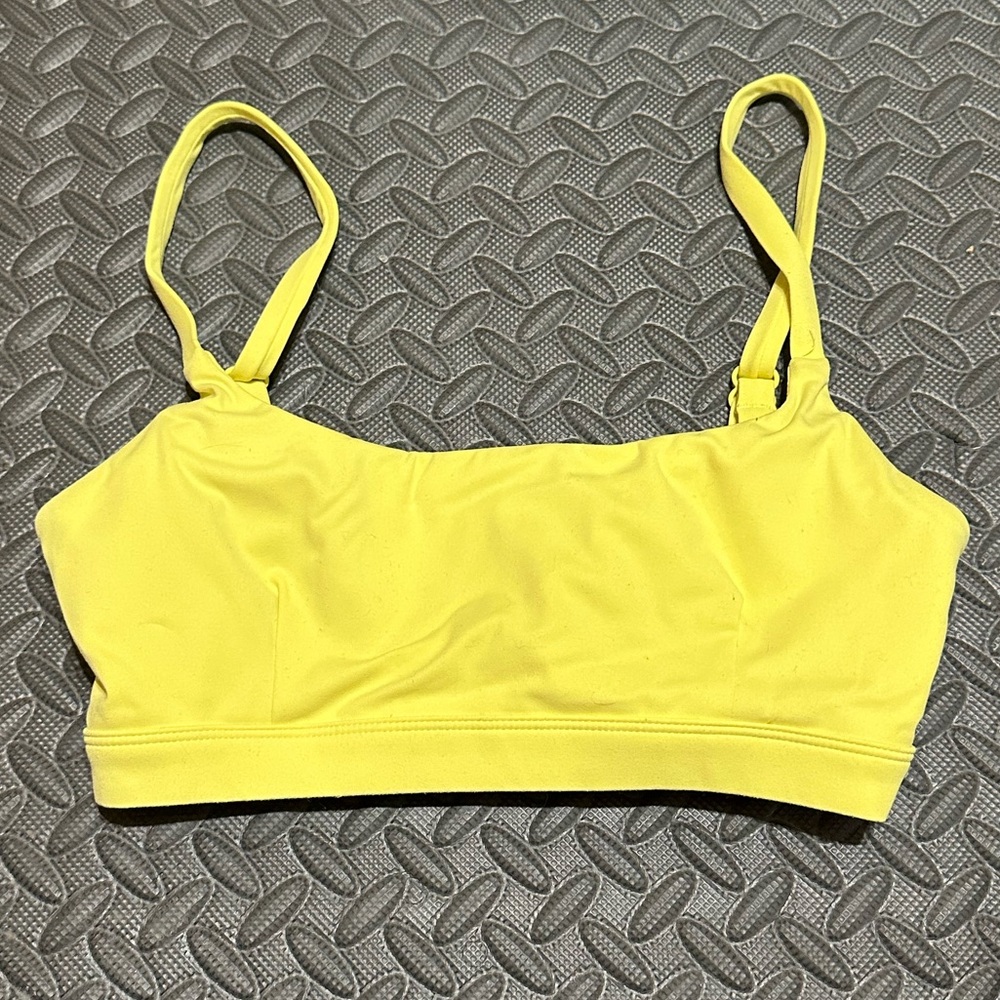 Vitality cloud sports bra yellow